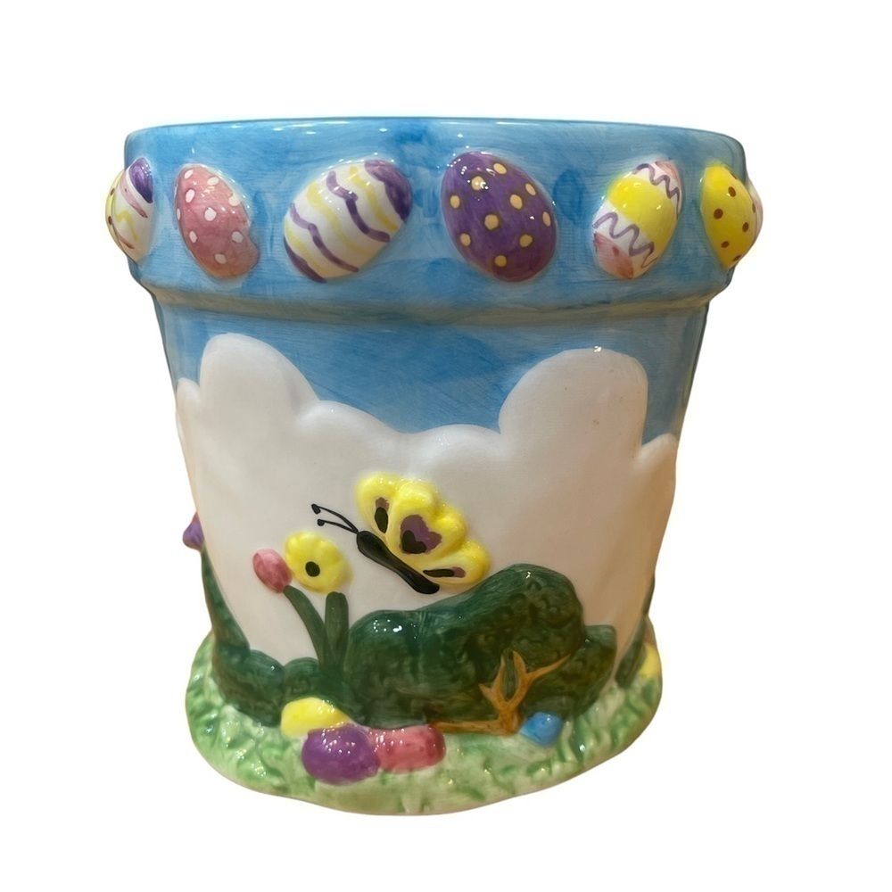 M&M’s Ceramic Easter Flower Pot - Picture 2 of 4